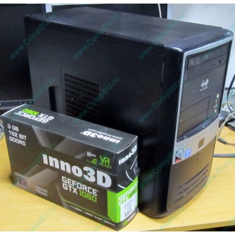 Игровой компьютер Intel Core i5 3470 (4x3.2GHz) /8Gb DDR3 /1Tb /3Gb DDR5 GeForce GTX1060 /ATX 500W (Щербинка)