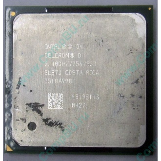 Процессор Intel Celeron D (2.4GHz /256kb /533MHz) SL87J s.478 (Щербинка)