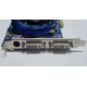 Разъёмы видео-карты 512Mb ATI Radeon HD3850 Sapphire 11124-01 (Щербинка)