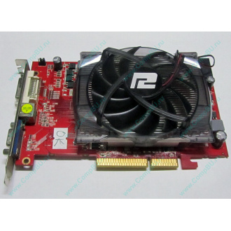 Б/У видеокарта 1Gb ATI Radeon HD4670 AGP PowerColor R73KG 1GBK3-P (Щербинка)