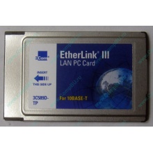 Сетевая карта 3COM Etherlink III 3C589D-TP (PCMCIA) без LAN кабеля (без хвоста) - Щербинка
