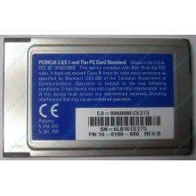Сетевая карта 3COM Etherlink III 3C589D-TP (PCMCIA) без LAN кабеля (без хвоста) - Щербинка